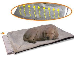 Heated pet bed