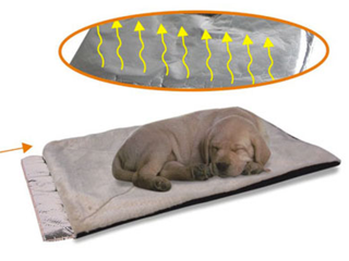Heated pet bed