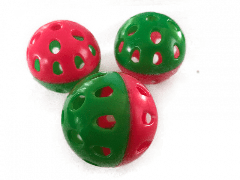 Cat Toy Lattice Ball with Bell Styley Pets